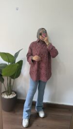 Striped poplin shirt - Image 2