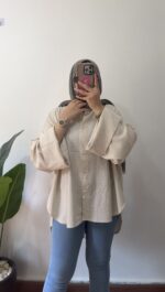 Pure linen chemise