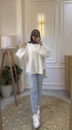 Pure linen chemise - Image 4
