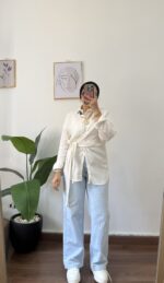 Wrapped blouse