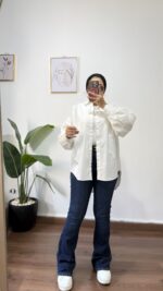 Poplin puffy shirt - Image 3
