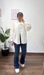Poplin puffy shirt - Image 4